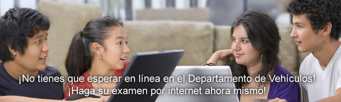 ¡Haga su examen por internet ahora mismo!